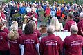 Sing &amp; Swing des Musikalischen Vereins Winterhausen zur Eröffnung des Kulturlandschaftsweges Sonne, Mond und Steine an der Mainlände in Winterhausen, Leitung Rainer Kogelschatz.