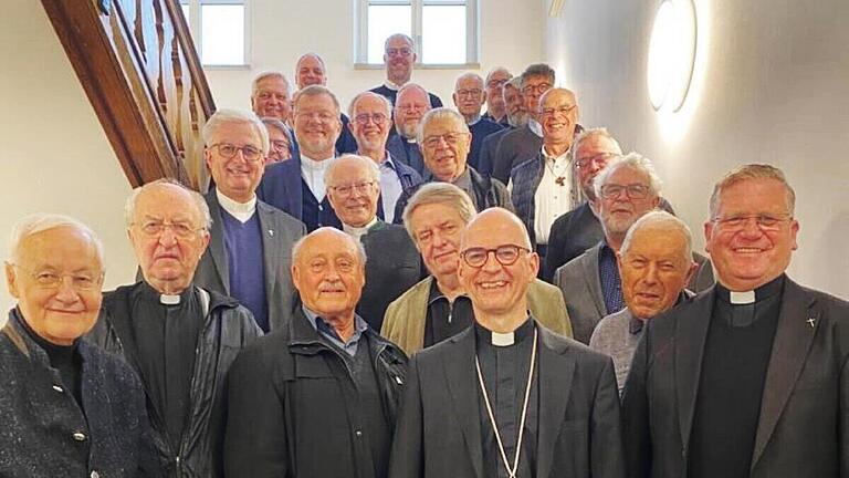 Die Jubilare kamen in Bad Bocklet zusammen.       -  Die Jubilare kamen in Bad Bocklet zusammen.