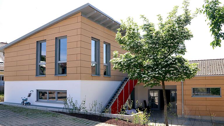 Der Kindergarten Memmelsdorf nach Abschluss der eineinhalb Jahre andauernden Bauarbeiten.&nbsp;