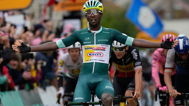 UCI WorldTour -  Tour de France       -  Biniam Girmay aus Eritrea gewann bei der diesjährigen Tour de France bereits seine zweite Etappe.
