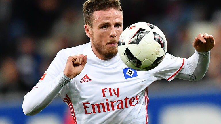 Nicolai Müller       -  Der Wernfelder Nicolai Müller im Trikot des HSV. Foto: Uwe Anspach/dpa +++(c) dpa - Bildfunk+++