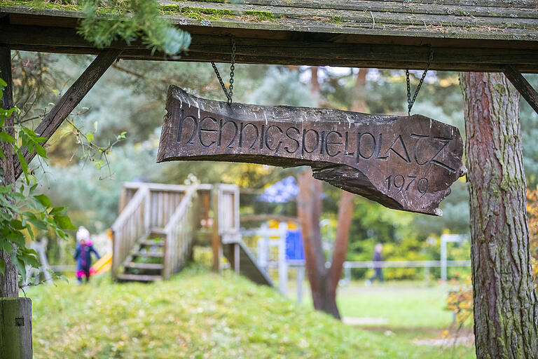 Zu wenig bietet die Stadt Hofheim nach Meinung der Haßberge-Check-Teilnehmer für Kinder. Das Foto entstand am Hennigspielplatz.