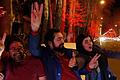 Iranians celebrate after nuclear talks in the street of Tehran       -  Restriktives Vorgehen: Spontane Jubelfeiern &ndash; wie hier nach der Grundsatzeinigung bei den Atomgesprächen im April &ndash; will die iranische Regierung verbieten.