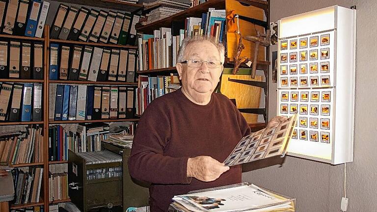 Karl-Heinz Hennig, der vor 43 Jahren das Ehrenamt des Kreisheimatpflegers für den nördlichen Landkreis übernahm, hört auf. Aber Vorträge hält der 78-Jährige weiterhin.