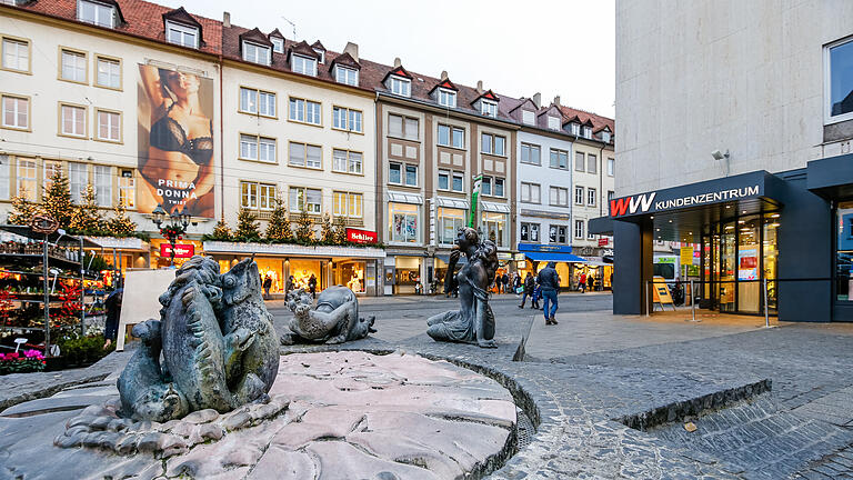 Der Sternplatz in Würzburg