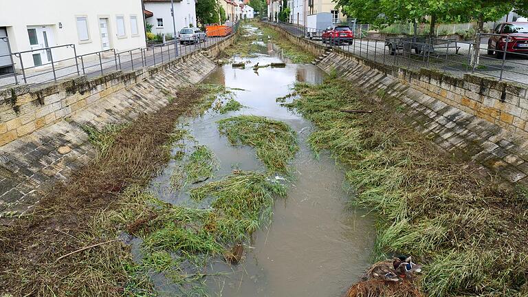Die Altach in Zeil führte am vergangenen Freitag nach einem Starkregen ein Jahrhunderthochwasser bisher nicht gekannter Dimensionen. Wenige Tage später präsentiert sich das Bachbett wieder weitgehend normal. Die Altach in Zeil führte am vergangenen Freitag nach einem Starkregen ein Jahrhunderthochwasser bisher nicht gekannter Dimensionen. Wenige Tage später präsentiert sich das Bachbett wieder weitgehend normal.