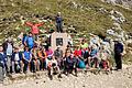 Auf dem Foto die Wanderer und Bergsteigergruppe mit Rita Zuerl, Heinz Zuerl, Josef Breier, Karin Kohnhäuser, Franz Kohnhäuser, Karin Djiuri, Crista Breier, Adele Dütsch, Maria Friesinger, Inge Ullrich, Gregor Ullrich, Rachmani Jiuri; Andrea Neuss, Petra Prang, Monika Keller, Manfred Wolf, Dütsch Roland.