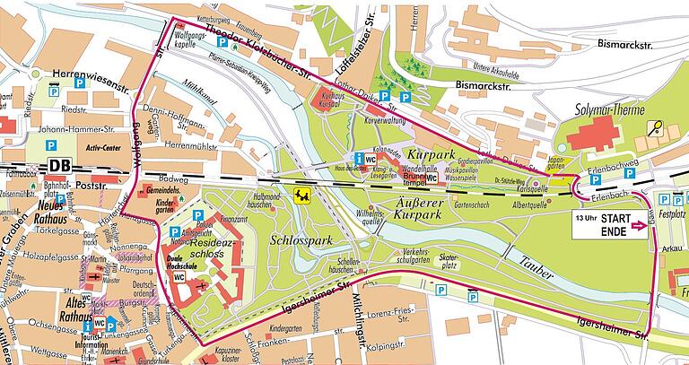 Der Streckenverlauf muss aufgrund von Baustellen geändert werden. Entlang der markierten Route sollten sich Besucherinnen und Besucher ein schönes Plätzchen zum Zuschauen suchen. Der Streckenverlauf muss aufgrund von Baustellen geändert werden. Entlang der markierten Route sollten sich Besucherinnen und Besucher ein schönes Plätzchen zum Zuschauen suchen.
