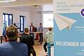 Zum Auftakt des Würzburg Accelerator Programms haben sich die vier Gründerteams mit ihren Coaches im Zentrum für Digitale Innovationen in der Rottendorfer Straße getroffen.