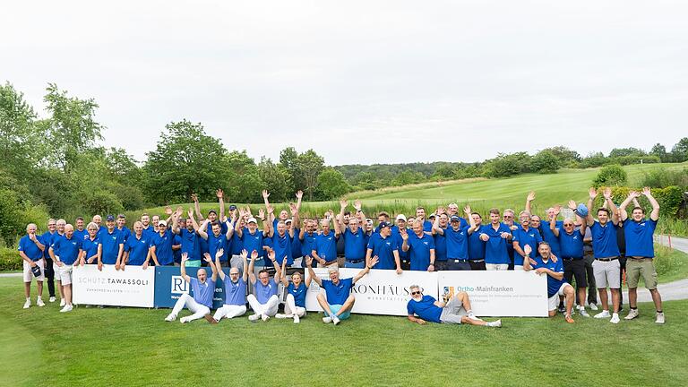 Teilnehmer des Gin Tonic Herren Cup 2024 im Golf Club Würzburg.