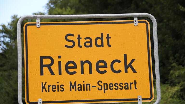 Ortsschild Rieneck