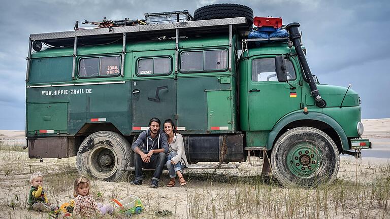 Von Alaska bis Feuerland: Michaela und Thorben Schmitt sind mit ihren Kindern zwei Jahre lang entlang der Panamericana gereist. Foto: Schmitt