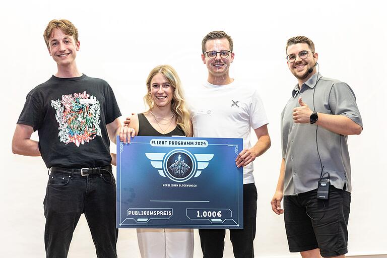 Das Team von Pillap Products ist Gewinner des Publikumspreises im Finale des Flight Programms 2024 und darf sich über eine Prämie von 1000 Euro freuen.