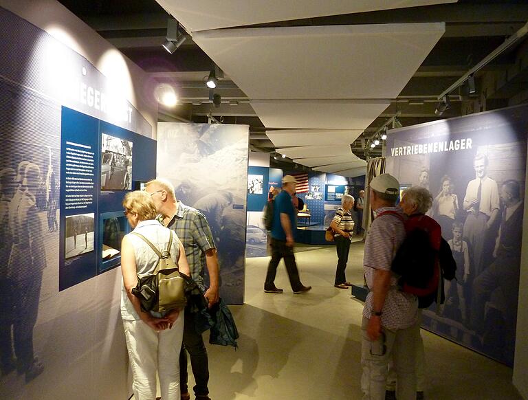 Blick in die Ausstellung zur Geschichte des Hublandes. Foto: Roland Flade