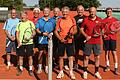 Auf dem Foto (von links): Winfried Klauer, Charlie Seitz, Lothar Dietlein, Erich Erhardt, Stefan Göb, Walter Kammerrath, Gerd Heller, Michael Moser und Erich Albert; es fehlt Michael Weber.