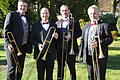 Das Posaunenquartett OPUS 4 aus Leipzig.&nbsp;