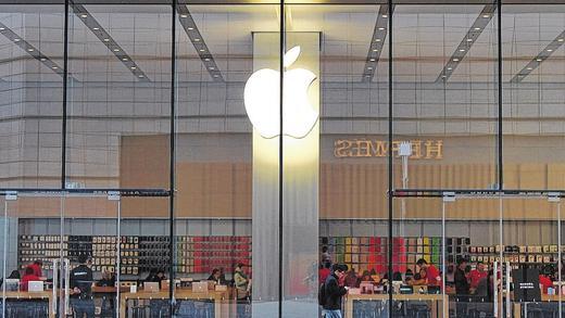 Apple Store in Peking: Noch nie hat ein Unternehmen so viel verdient wie Apple. In Brasilien, Russland, Indien und China verdoppelten sich die iPhone-Verkäufe nahezu.