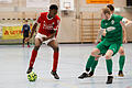 Stark in der Halle: Die FT Schweinfurt (links Egas Maxaiei im Halbfinale der Bezirksmeisterschaft gegen den Karlstädter Mika Beckert) träumt vom dritten Titelgewinn beim bayerischen Hallencup in Burgebrach.