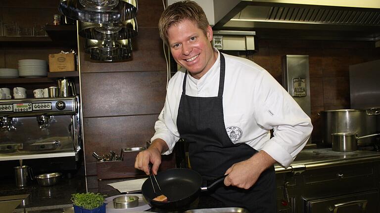 Michael Philipp, Koch des Restaurants Philipp in Sommerhausen. Michael Philipp, Koch des Restaurants Philipp in Sommerhausen.
