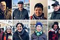 v.l.o.n.r.u.: Roland Ehrhardt, Rainer Fiedler, Anita Amend, Bernd Wagenhäuser, Jörg und Kerstin Nuffer, Annemarie Weber, Renate Ortloff, Geschwister Sebastian und Sandra Skorepa.
