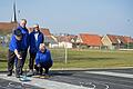 Präzision ist sein Ding       -  Der Eisstock gehört für (von links) Siggi Vollmuth, Erhard Haas, Albert Weingärtner und Irene Vollmuth zum Leben.