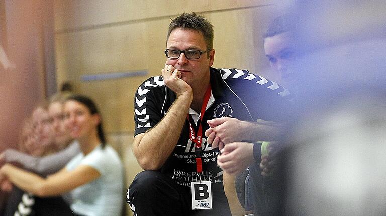 Stephan Dinkel im Jahr 2014: Damals war er Trainer in Bergtheim, heute ist der Sportlicher Leiter.