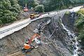 Unwetterschäden am Arlberg       -  Die Arlbergstraße wurde in einem Unwetter schwer beschädigt. (Foto: Archiv)