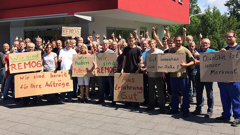 Die Mitarbeiterinnen und Mitarbeiter von REMOG in Münnerstadt starteten im Sommer 2018 eine Kampagne, um Aufträge für die Firma an Land zu ziehen.