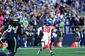 Seattle Seahawks - New York Giants       -  Auf und davon: Nach einem geblockten Field-Goal-Versuch entscheidet Bryce Ford-Wheaton die Partie zugunsten der New York Giants.