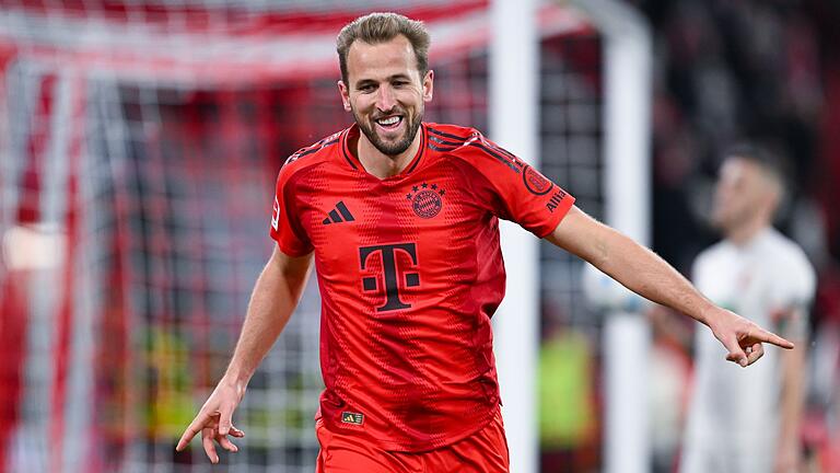 Harry Kane von Bayern München       -  Harry Kane traf auch im 50. Bundesliga-Spiel.