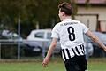 Nicolas Pfarr brachte den FC Hopferstadt im Kreisliga-Nachholspiel am Mittwochabend gegen die FG Marktbreit-Martinsheim in Führung. Die Hopferstädter gewannen das Heimspiel mit 2:0. Das Bild entstand im Oktober vergangenen Jahres in der Partie beim TSV Kleinrinderfeld.