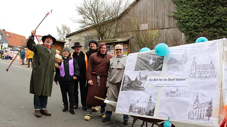 Eindrücke vom Faschingszug in Ober- und Unterleichtersbach am Dienstag, 21. Februar 2023.