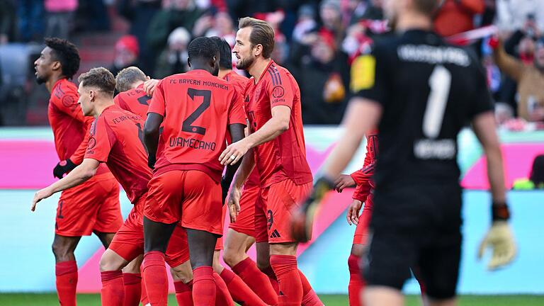 Bayern München - Holstein Kiel       -  Harry Kane traf im 50. Bundesliga-Spiel.