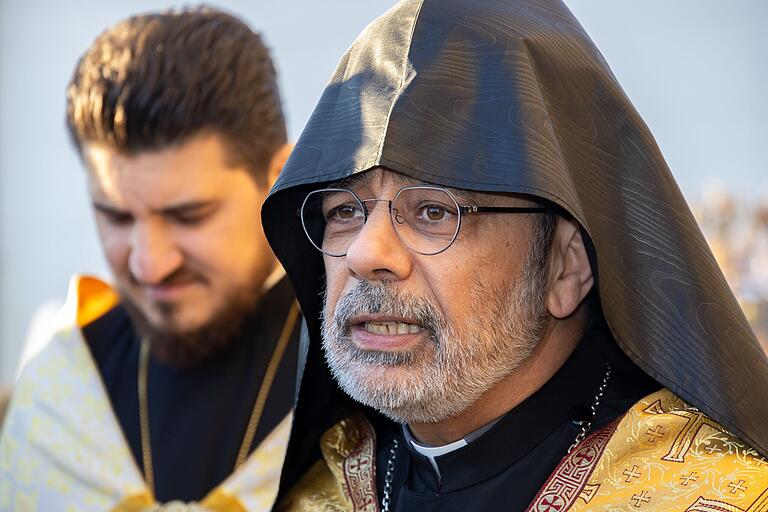 Serovpé Isakhanyan, der Primas der Diözese der armenischen Kirche in Deutschland, ist kirchlich zuständig für etwa 60.000 Gläubige armenischer Abstammung.