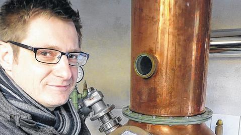 Zufällige Fund: Mathias Gerstner fand heraus, dass in seiner Familie früher Schnaps gebrannt wurde.