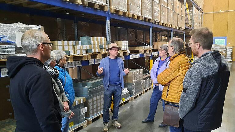 Besuch des Ortsverbandes von Bündnis 90/Die Grünen bei Naturata in Grünsfeld. Besuch des Ortsverbandes von Bündnis 90/Die Grünen bei Naturata in Grünsfeld.