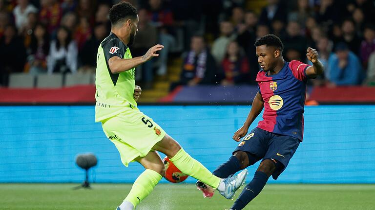FC Barcelona - RCD Mallorca       -  Barcelona greift gegen Mallorca früh an.
