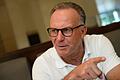 Karl-Heinz Rummenigge       -  Schaut respektvoll Richtung Borussia Dortmund: Bayern-Boss Karl-Heinz Rummenigge.