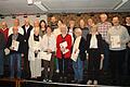 Im Bild hinten links: Vorstandsvorsitzender Alexander Eckert, Heinz Vatter, Karl Götzendörfer, Reiner Kirchner, Hans-Dieter Hartmann, Bettina Glöckner, Mario Denninger, Elke Schad, Heinrich Huppmann, Daniel Ort, Jochen Straub, Ottmar Walter,2. Vorstandsvorsitzender Lorin Hümpfer. Unten links: Simon Baumann, Günther Mädler, Erich Straub, Claudia Jakob, Ruth Eckert, Gisela Gerber, Edith Leuner, Petra Deppert, Konstantin Eckert.