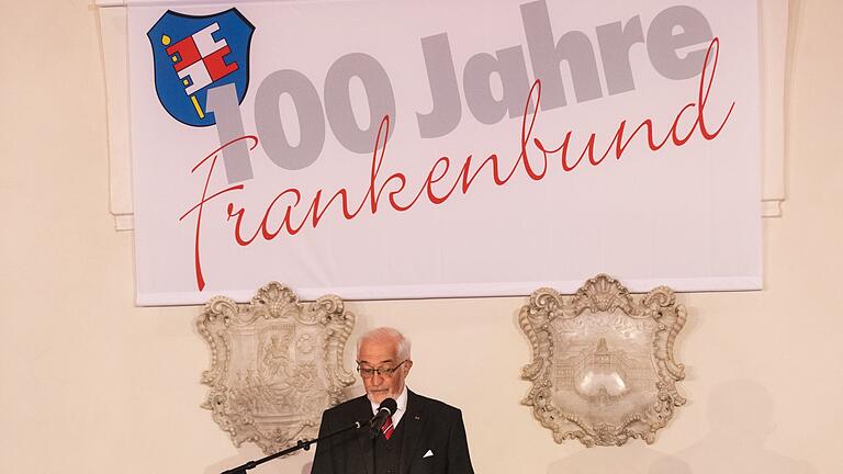 Der Frankenbund feiert sein 100-jähriges Jubiläum. Im Bild der Bundesvorsitzende Dr. Paul Beinhofer.