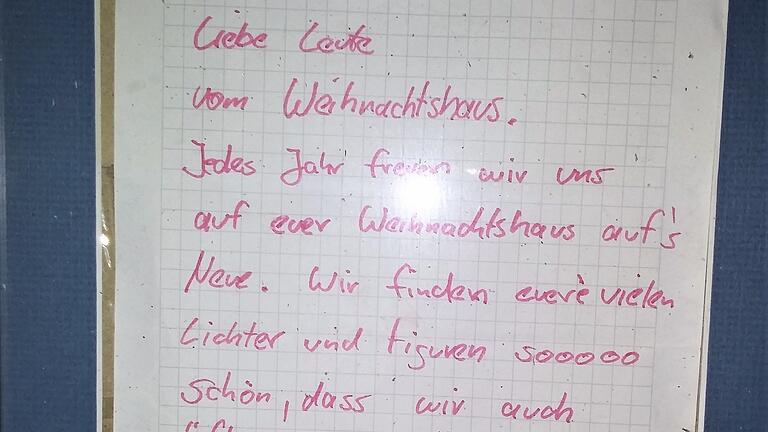 Die leuchtenden Kinderaugen sind der Lohn für die Mühen. Und manchmal schreiben die Kleinen auch einen Brief.