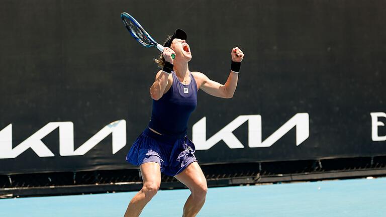 Australian Open - Jubelte über ihren hart erkämpften Erstrundensieg: Laura Siegemund Australian Open - Jubelte über ihren hart erkämpften Erstrundensieg: Laura Siegemund