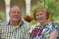Oswald Distelrath und seine Christa, hier im Kurgarten, fühlen sich wohl in Bad Kissingen und möchten die Kurstadt noch in zwei Jahren besuchen, wenn Distelrath 100 Jahre alt wird.       -  Oswald Distelrath und seine Christa, hier im Kurgarten, fühlen sich wohl in Bad Kissingen und möchten die Kurstadt noch in zwei Jahren besuchen, wenn Distelrath 100 Jahre alt wird.