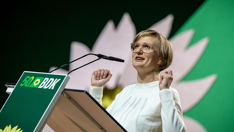 Bundesdelegiertenkonferenz der Grünen       -  Brantner machte Stimmung gegen Merz und Wagenknecht.
