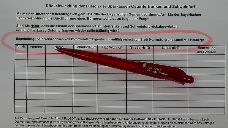 Zulässige Begründung oder nicht? Der Stadtrat lehnte einen Teil der Unterschriftenlisten ab.