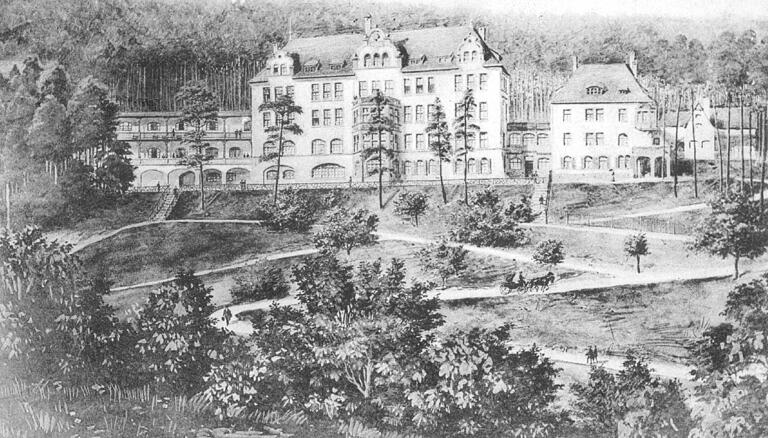 Das Sanatorium Luitpoldheim vor gut 100 Jahren.