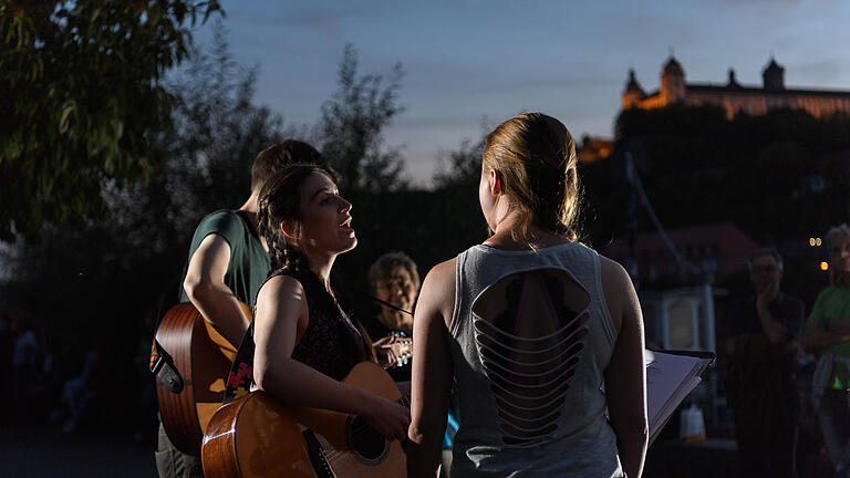 Daniel Peter       -  Junge Musikerinnen und Musiker treten am Sonntag (09.09.18) beim Straßenmusikfestival (STRAMU) in der Würzburger Innenstadt auf.