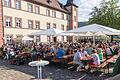 Gut besucht war der Hof des Gemündener Hutteschlosses bei der Abschlussveranstaltung des Kultur-Festivals 'SaaleMusicum'.