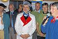 Bunte Präsentation: In ihrer jeweiligen Tracht präsentierten Vertreter der 15 deutschen Biosphärenreservate ihre Region. Vorne, von links: Karl-Friedrich Abe aus der thüringischen Rhön, ein Vertreter des Spreewalds in sorbischer Tracht und ein Vertreter der schwäbischen Alb.