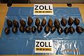 Afrikanische Riesenschnecken im Reisegepäck entdeckt       -  Am Flughafen Nürnberg fanden Zollbeamte 23 Afrikanische Riesenschnecken.